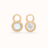 Alma de Loto Moonstone Earring | Silver