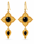 Celeste Onyx Ohrringe | Gold