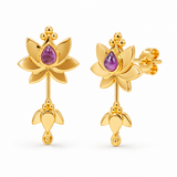 Cielo Amethyst Ohrstecker | Gold