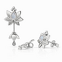 Alma de Loto Moonstone Earring | Silver