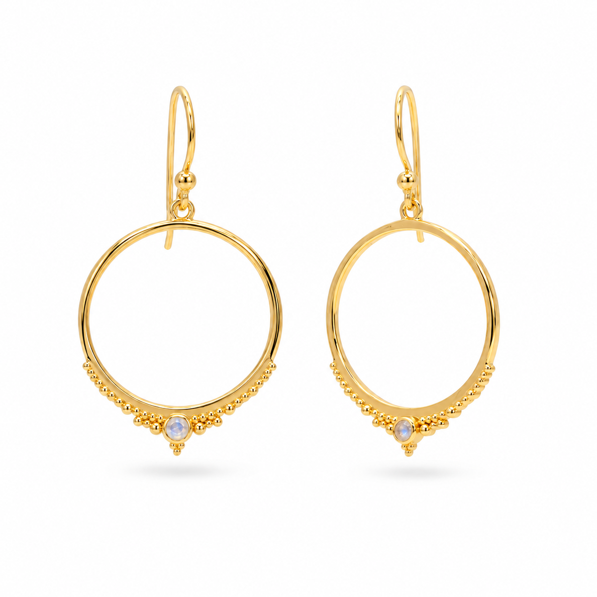 Circea Mondstein Ohrringe | Gold