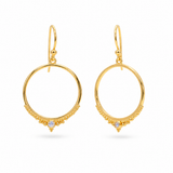 Circea Mondstein Ohrringe | Gold