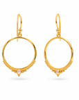 Circea Rosenquarz Ohrringe | Gold