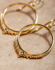 Circea Rosenquarz Ohrringe | Gold