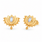 Corazón Mondstein Ohrstecker | Gold