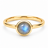 Eclipse Labradorit Ring | Gold
