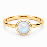 Alma de Loto Moonstone Earring | Silver