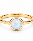 Eclipse Mondstein Ring | Gold