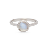 Alma de Loto Moonstone Earring | Silver