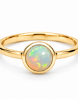 Eclipse Opal Ring | Gold