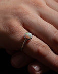 Eclipse Opal Ring | Silber