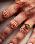 Eclipse Peridot Ring | Gold