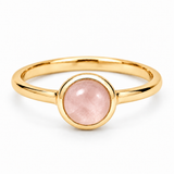 Eclipse Rosenquarz Ring | Gold