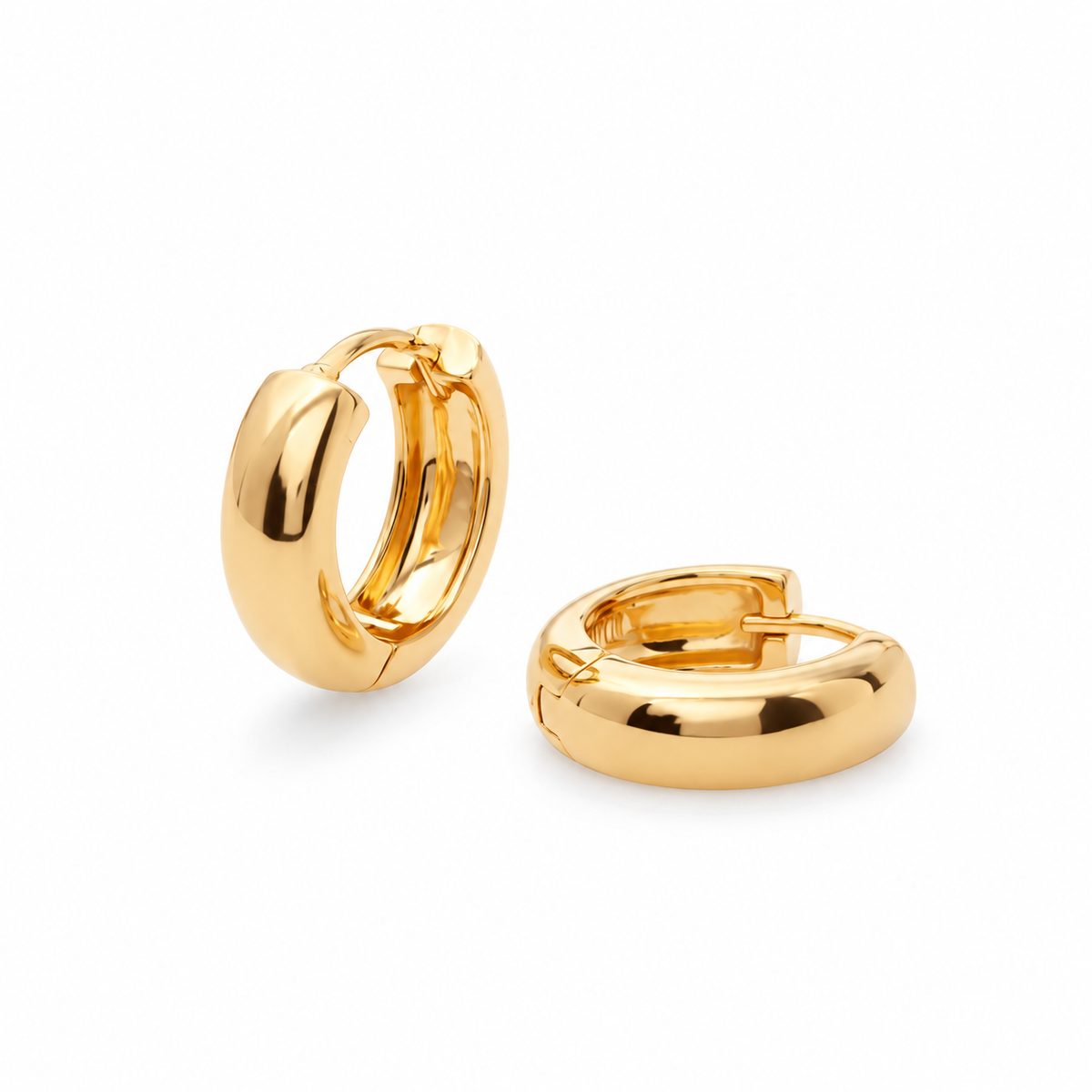 Elara Bold Hoops | Gold