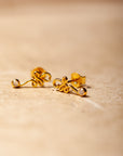 Eluni Mondstein Ohrstecker | Gold