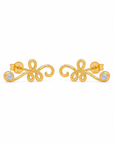 Eluni Mondstein Ohrstecker | Gold