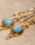 Encanto Larimar Ohrringe | Gold