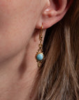 Encanto Larimar Ohrringe | Gold