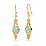 Encanto Larimar Ohrringe | Gold