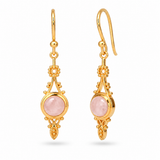 Encanto Rosenquarz Ohrringe | Gold