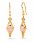 Encanto Rosenquarz Ohrringe | Gold