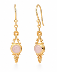Encanto Rosenquarz Ohrringe | Gold