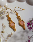 Encanto Rosenquarz Ohrringe | Gold