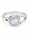 Eonia Mondstein Ring | Silber