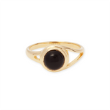 Eonia Onyx Ring | Gold