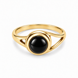 Eonia Onyx Ring | Gold