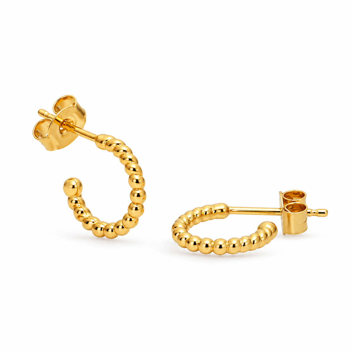 Espiral Hoops Ohrringe | Gold