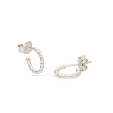 Alma de Loto Moonstone Earring | Silver
