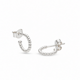 Espiral Hoops Ohrringe | Silber