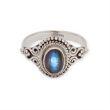 Esplendor Labradorit Ring | Silber