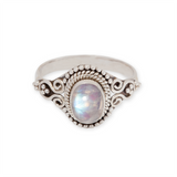 Esplendor Mondstein Ring | Silber