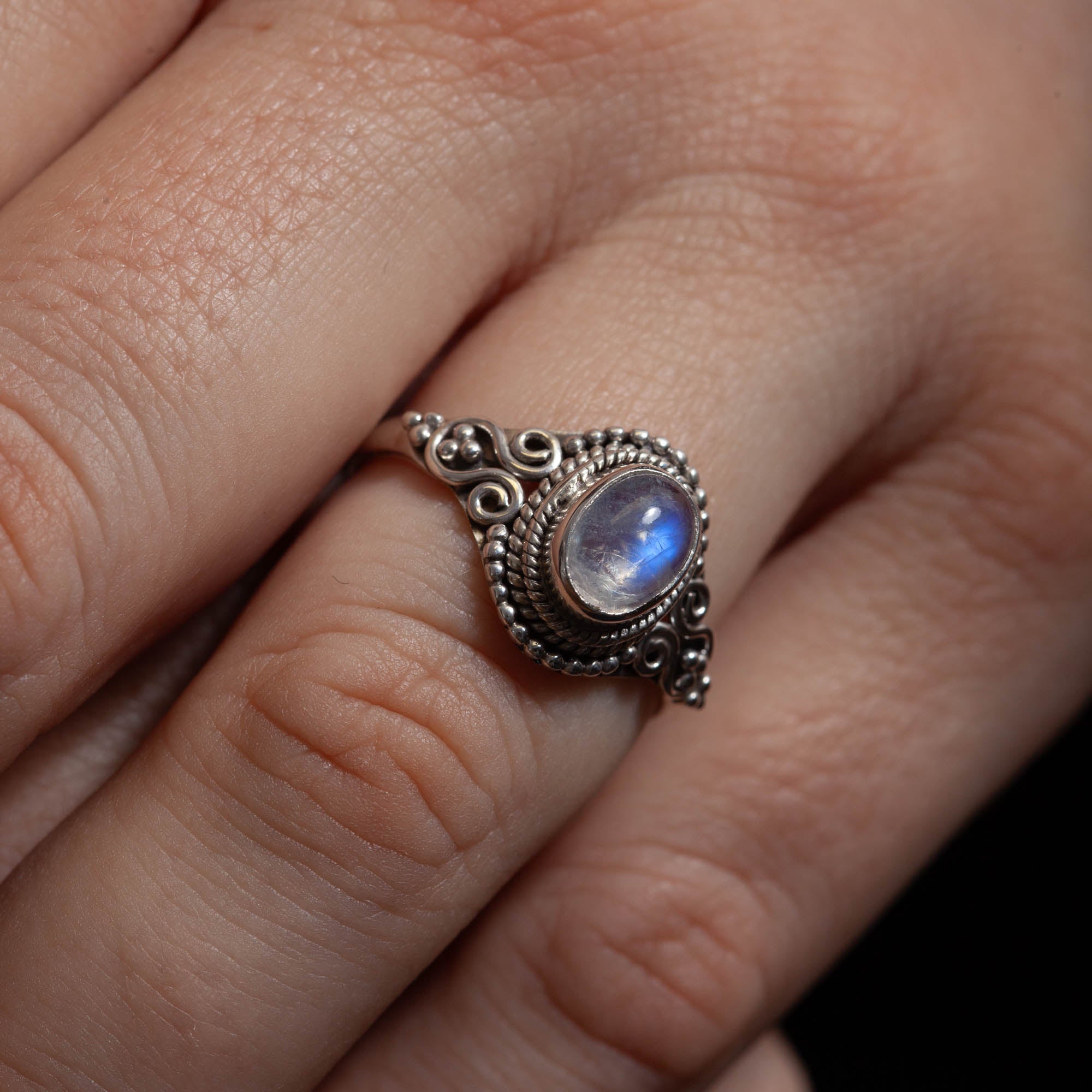 Esplendor Mondstein Ring | Silber