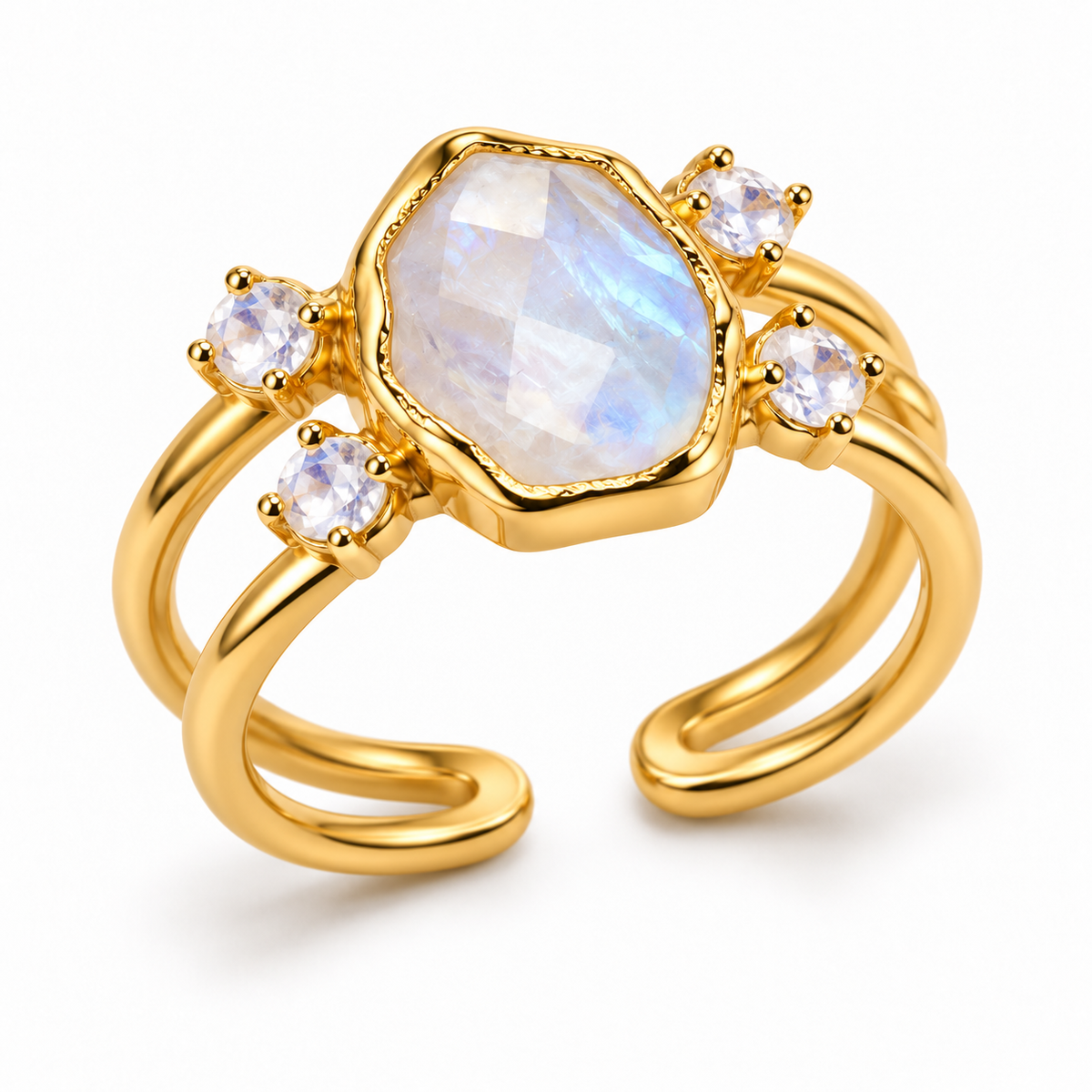 Estrano Mondstein Ring | Gold