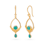 Eterno Amazonit Ohrringe | Gold