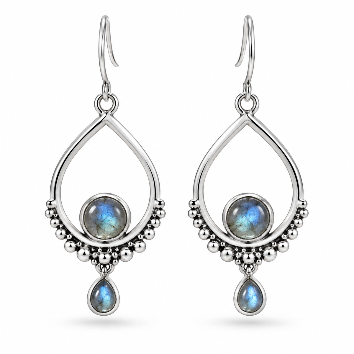 Eterno Labradorit Ohrringe | Silber