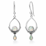 Eterno Opal Ohrringe | Silber