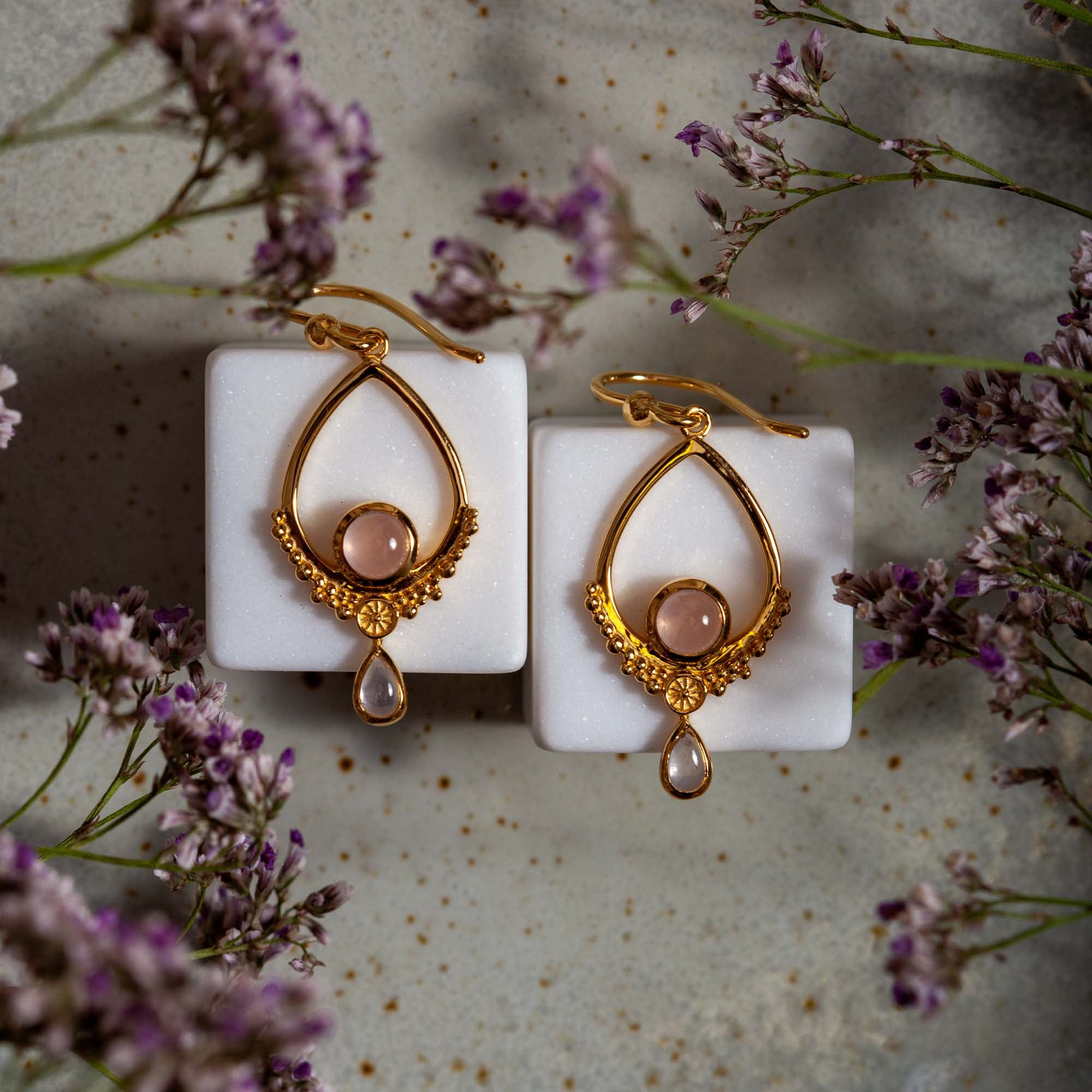 Eterno Moonstone Earring | Silver