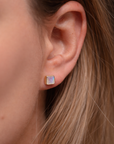 Evara Mondstein Ohrstecker | Gold