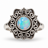 Florencia Opal Ring | Silber