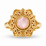 Florencia Rosenquarz Ring | Gold