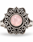Florencia Rosenquarz Ring | Silber