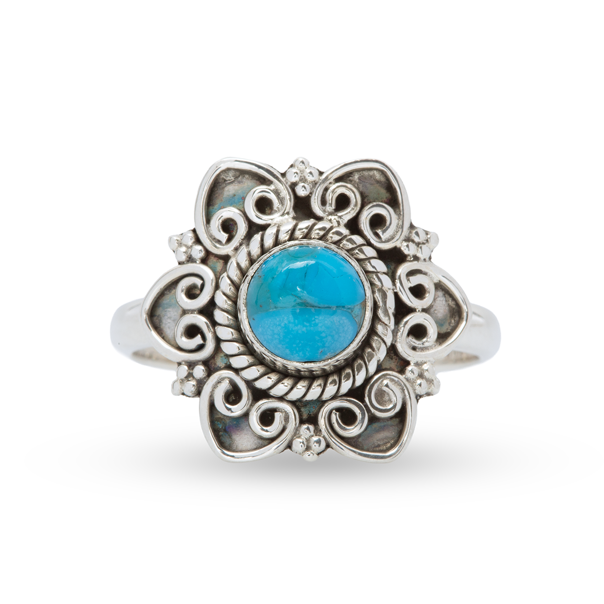 Florencia Türkis Ring | Silber