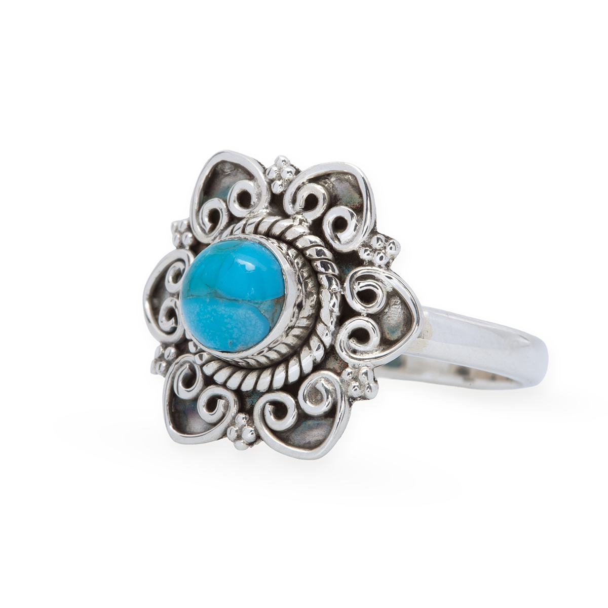 Florencia Türkis Ring | Silber