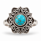 Florencia Türkis Ring | Silber