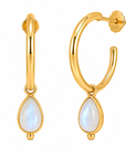 Fluidez Drops Mondstein Charms | Gold