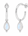 Fluidez Drops Mondstein Charms | Silber